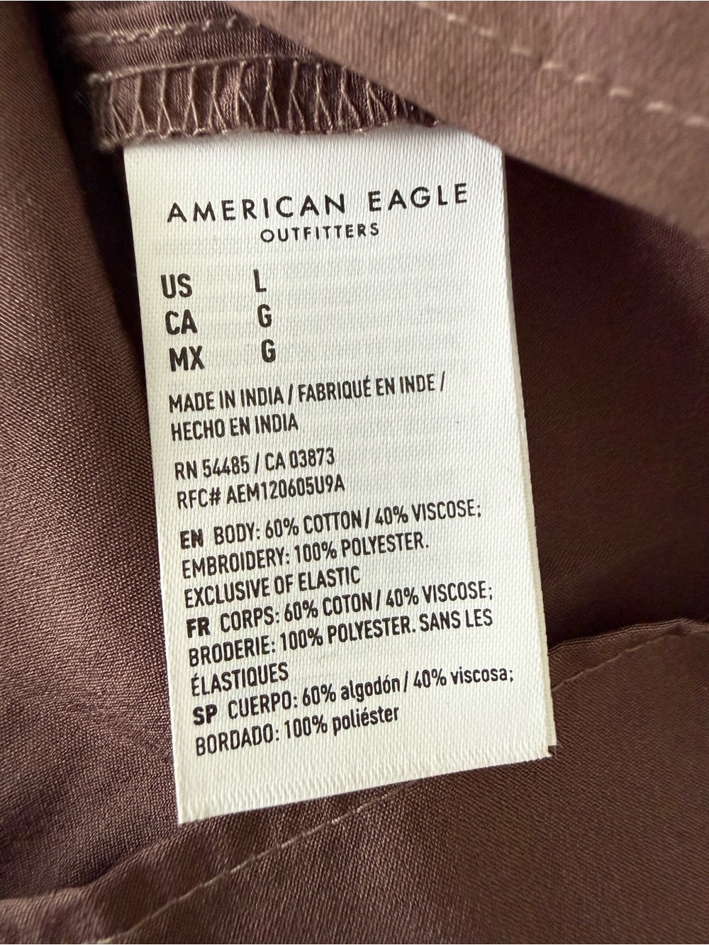 American Eagle Outfitters Brown Embroidered Maxi Dress - Picture 11 of 11